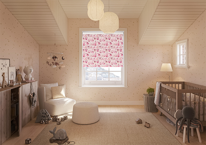 Magic Castle, Princess Pink - Roller Blind - Image 8